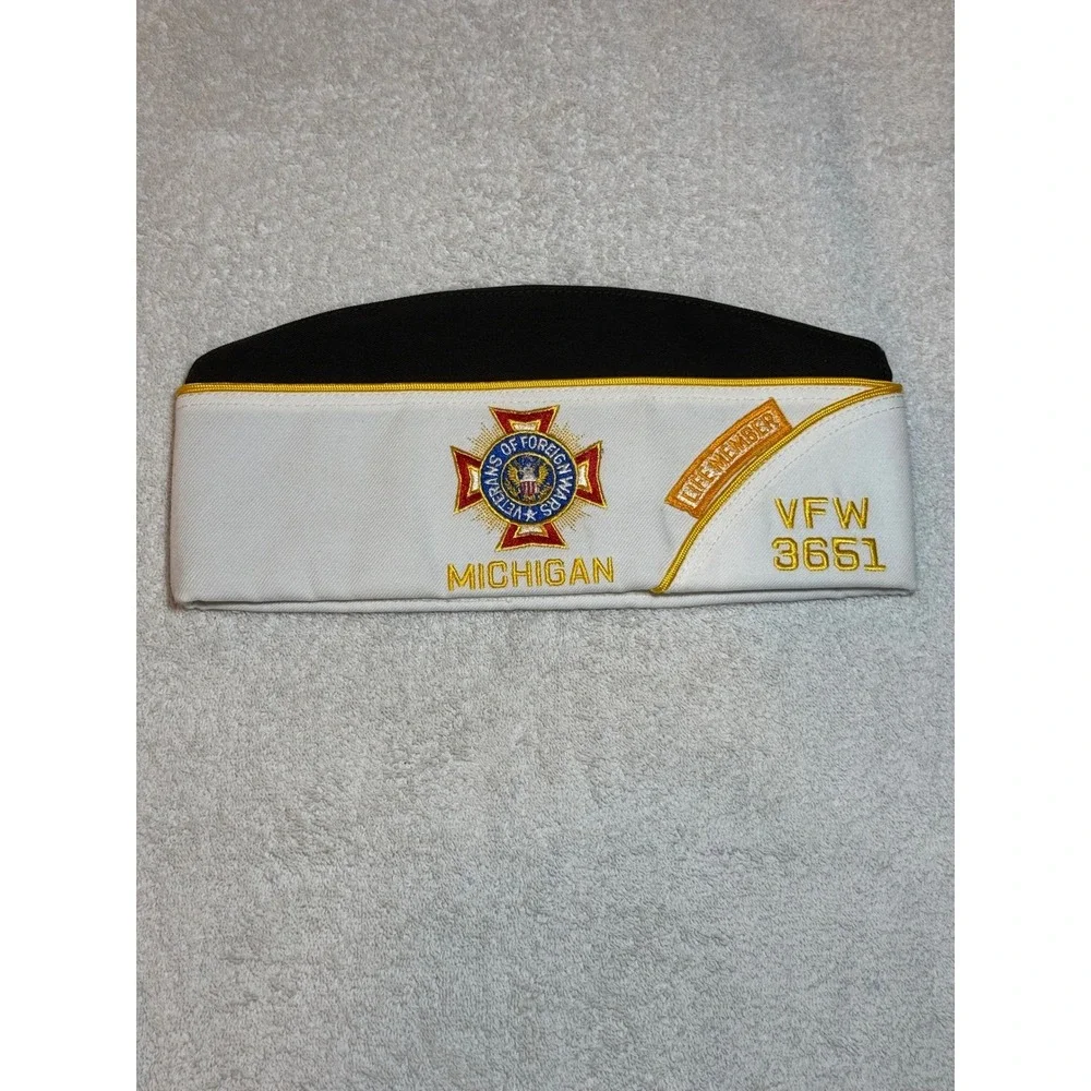 VFW Michigan Post 3651 Garrison Cap All-State Team Post Commander 1987-88 7 1/8